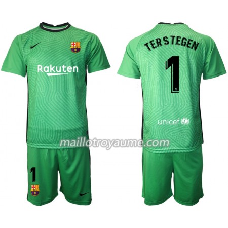 Tenue Enfant FC Barcelone Gardien TER Stegen 1 2020-2021 M001 (+ Short)